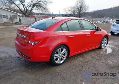 2012 Chevrolet Cruze Ltz z USA, uszkodzony, nr VIN 1G1PH5SC4C7192393